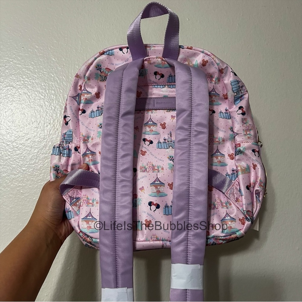 Disney - Stoney Clover Lane - Disneyland Parks Print - Mini Backpack - Picture 3 of 3